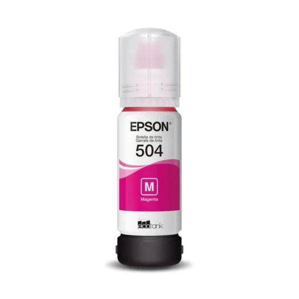 Botella de tinta Epson T504 Magenta