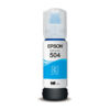 Botella de tinta Epson T504 Cian - Imagen 2