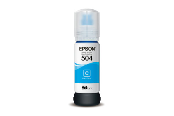 Botella de tinta Epson T504 Cian - Imagen 2