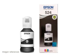 Botella de tinta Epson T524 Negra Pigmentada