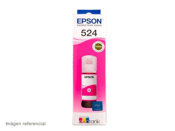 Botella de tinta Epson T524 Magenta pigmentada - Imagen 2
