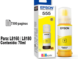 Botella de tinta Epson T555 Amarillo