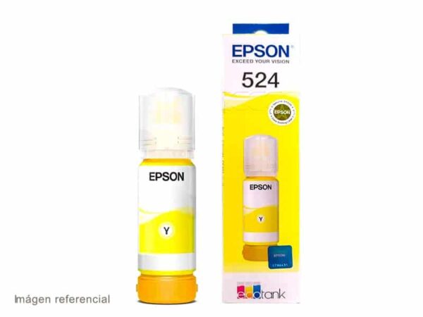 Botella de tinta Epson T524 Amarillo Pigmentada - Imagen 3