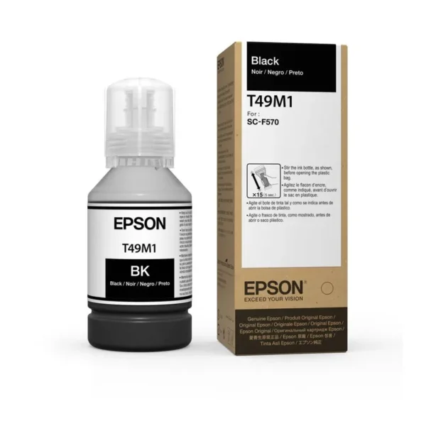 Botella de tinta Epson Ultrachrome DS T49M120 Negro