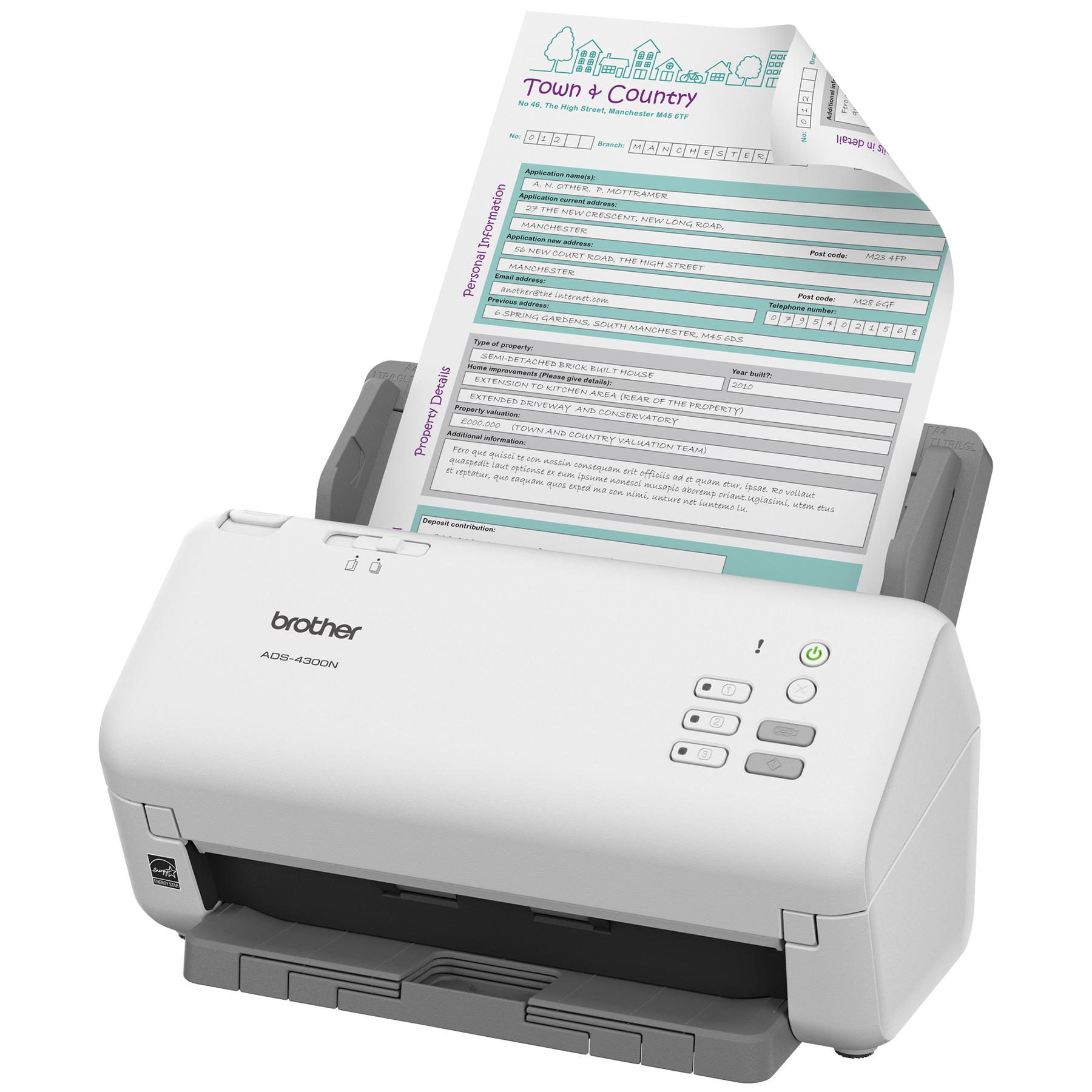 Escáner Brother ADS-4300N - Imagen 2