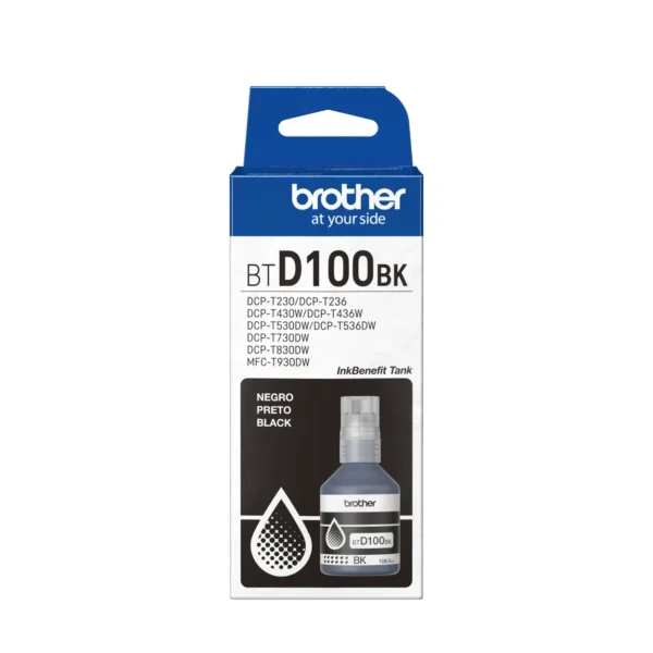 Tinta Brother BTD100BK Negro 108ml - Imagen 2