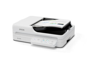 Escáner Epson de cama plana a color dúplex Epson DS-1760WN con conectividad inalámbrica y en red